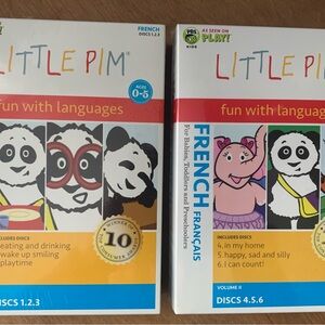 French. Little Pim. 6 discs. New. Sealed boxes.